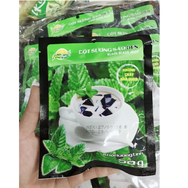 Sương sáo đen / hạt chia VinaThạch gói 50g