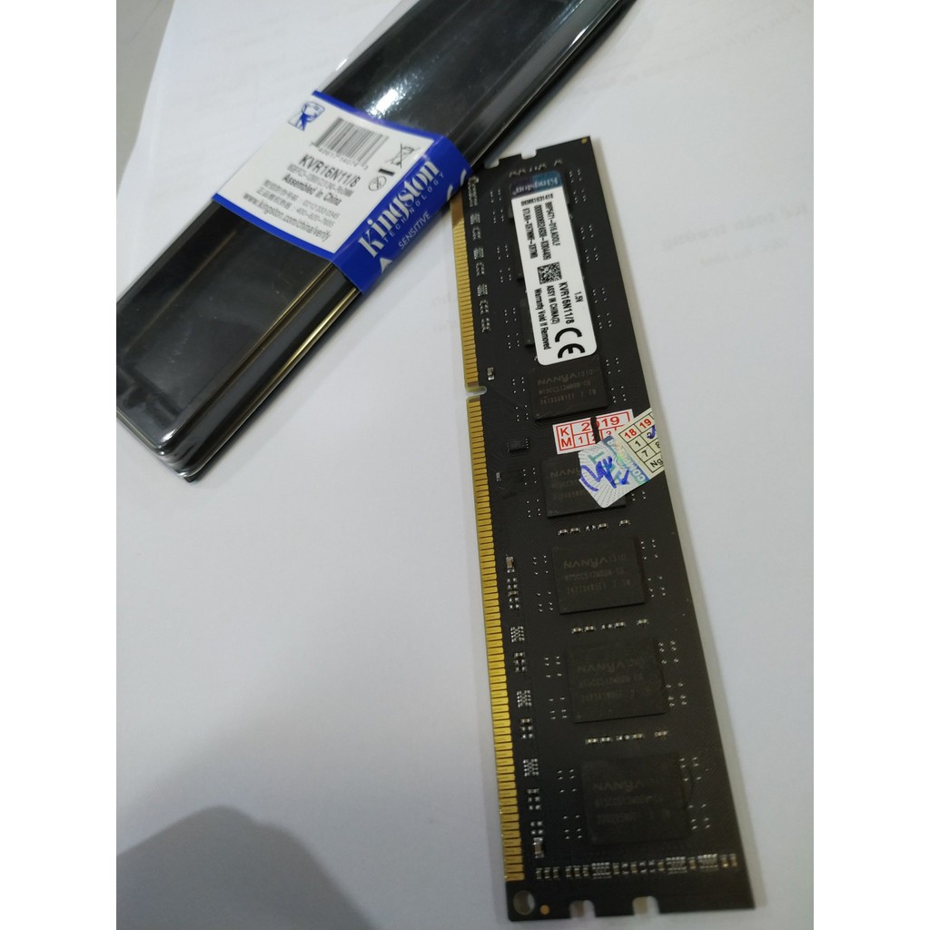 [Kho phụ kiện] RAM Kingston 8GB DDR4 Bus 2400 MHz Mới Bảo Hành 3 Năm