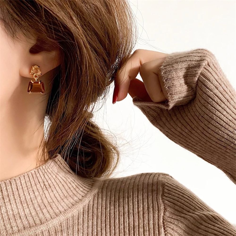 Bông Tai Thời Trang Kiểu Đinh Tán Nhiều Màu Cho Nữ S925