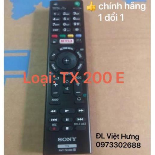 [LOẠI XỊN ]Điều khiển Ti Vi Sony 4K RMT- TX100D thay thế RMT- TX201p và TX100p và dùng tất cả tv Sony