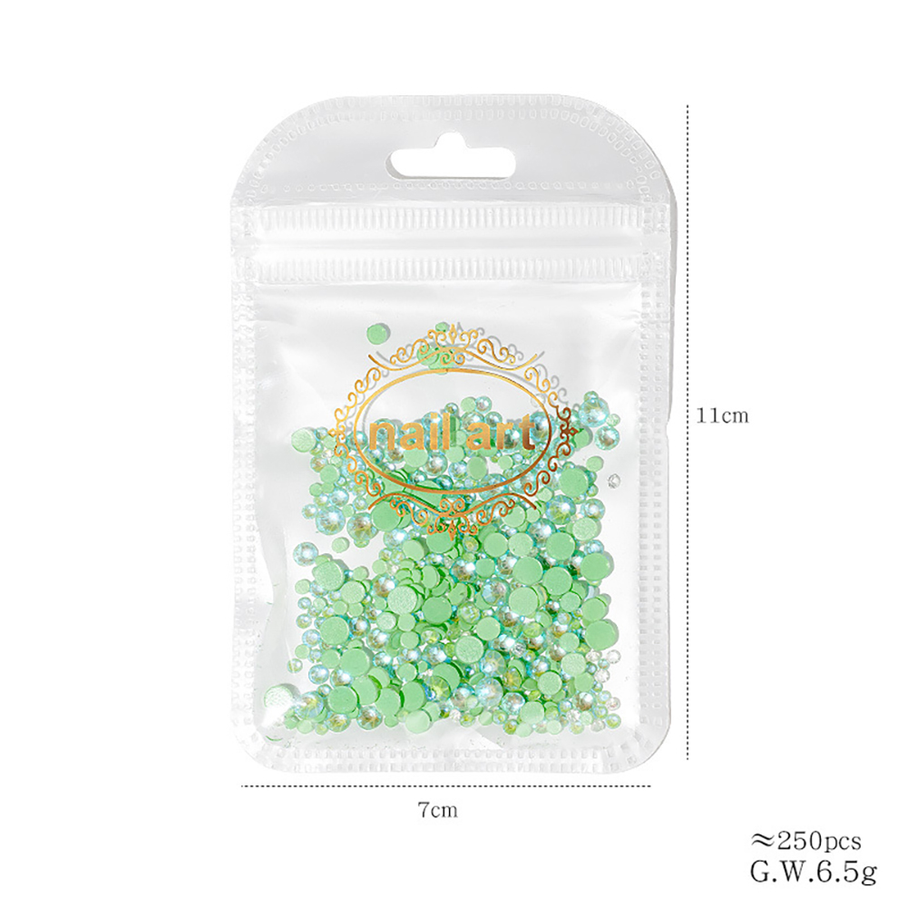 Túi hạt đá dạ quang dành cho trang trí móng tay nghệ thuật DIY