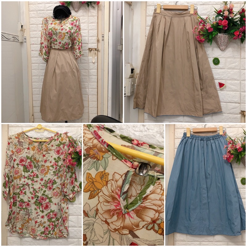 SET áo chân váy Hàn Nhật