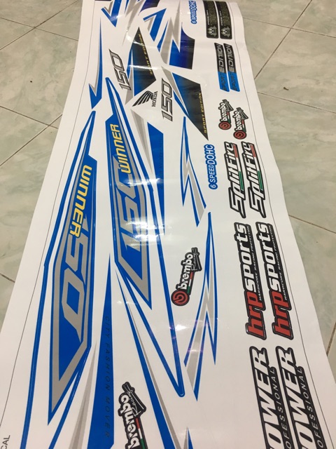 Tem rời Winner Trắng Xanh -1