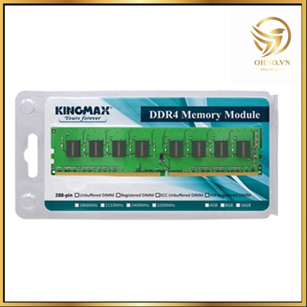 RAM Máy Tính PC DDR4 4G & 8G Mới RAM KINGMAX Bus 2400 Phân Phối Chính Hãng - OHNO VIỆT NAM thumbnail