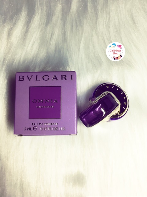 Nước hoa mini nữ BVLgari tím Omina Amethyste 5ml