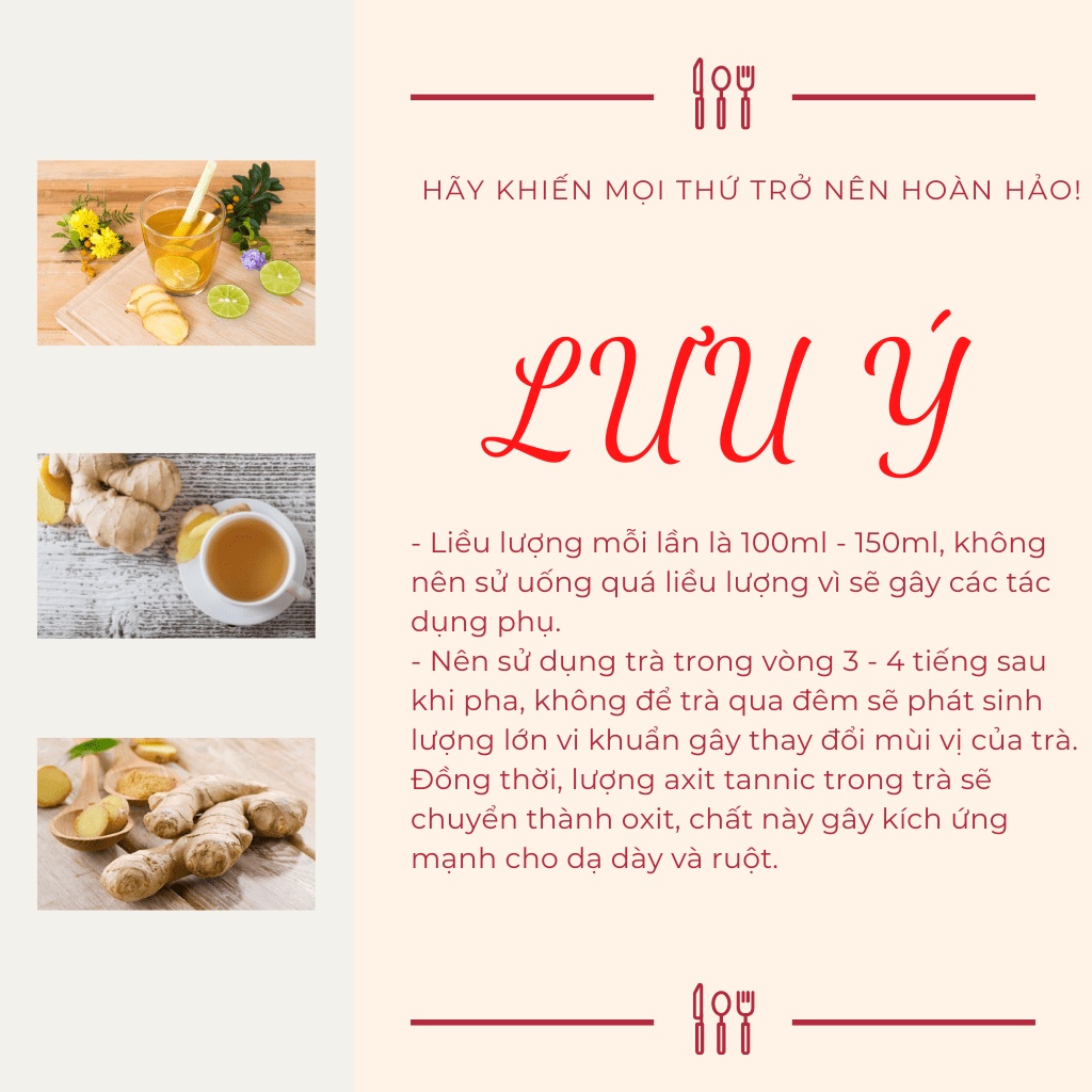 Trà chanh sả gừng - tăng sức đề kháng, phòng ngừa dịch bệnh 110g/hộp