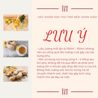 Trà chanh sả gừng - tăng sức đề kháng, phòng ngừa dịch bệnh 110g hộp - ảnh sản phẩm 7