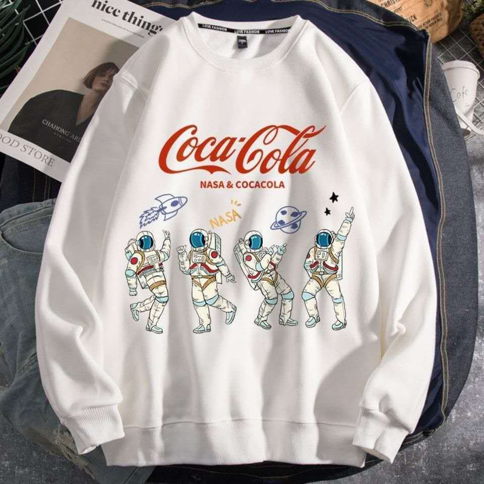 NASA COCA-COLA Áo Hoodie Có In Chữ Thời Trang Cao Cấp Cho Nam Ly520.Vn