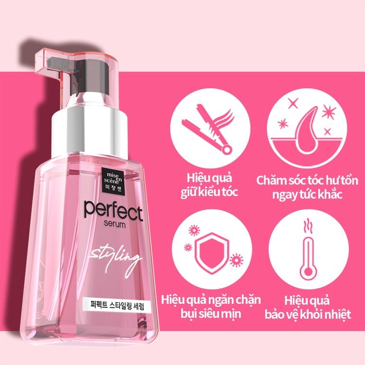 Serum Dưỡng, Phục Hồi Tóc Hư Tổn Miseen Scène Perfect Serum 80ml - Styling