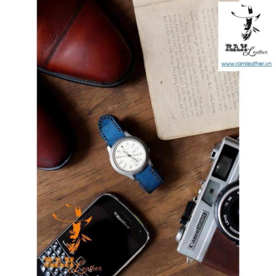 Dây đồng hồ da bò thật cho Seiko 5 / Casio AE 1200 WHD / Casio AE 1200 WH / Casio 1200WHD / 1000W / 1000WD  . . . . *