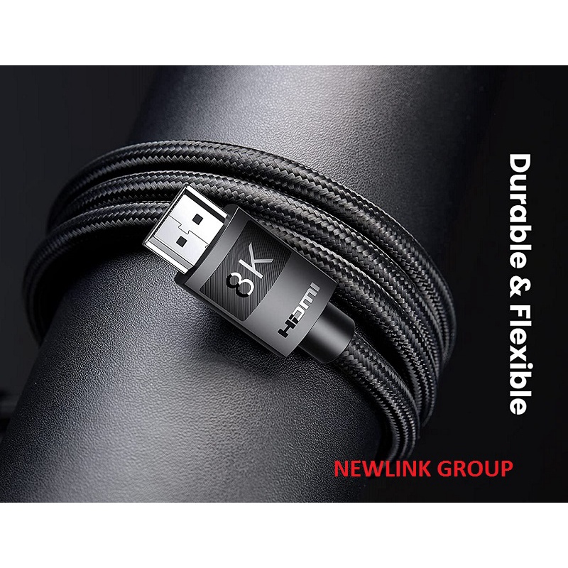 Cáp HDMI 2.1 cao cấp Ultra HD 8K@60Hz dài 1M,1,5M, 2M, 3M, 5M BẢO HÀNH 18 Tháng, CHÍNH HÃNG