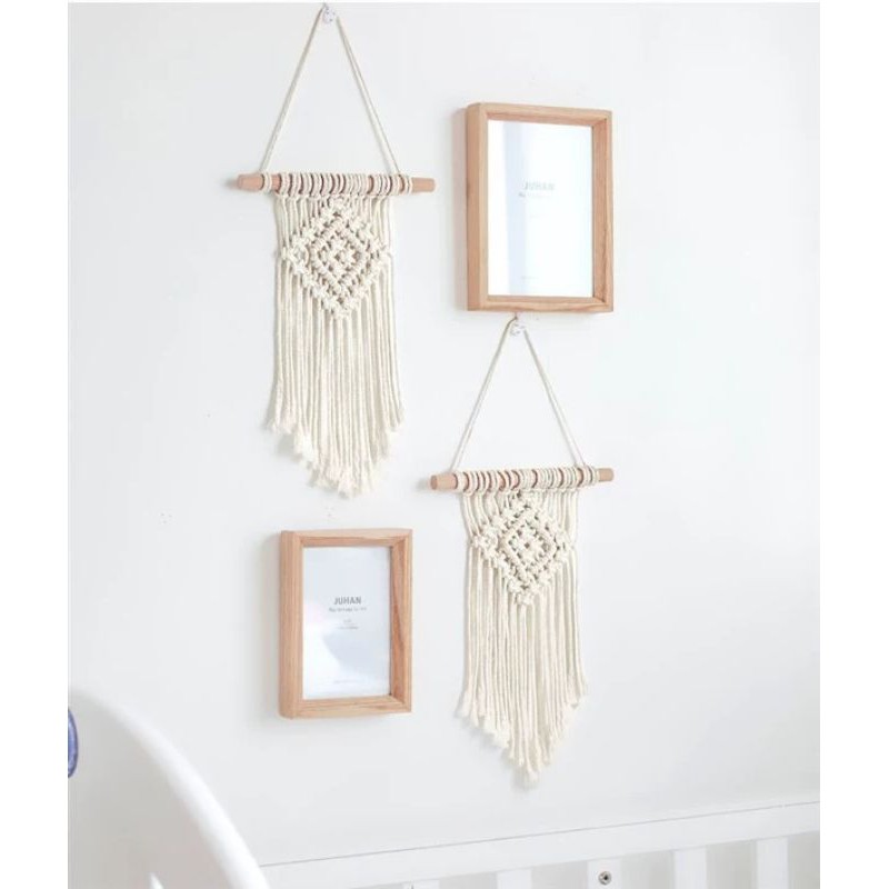 Mành treo -Rèm treo tường Macrame mini 20*30cm decor