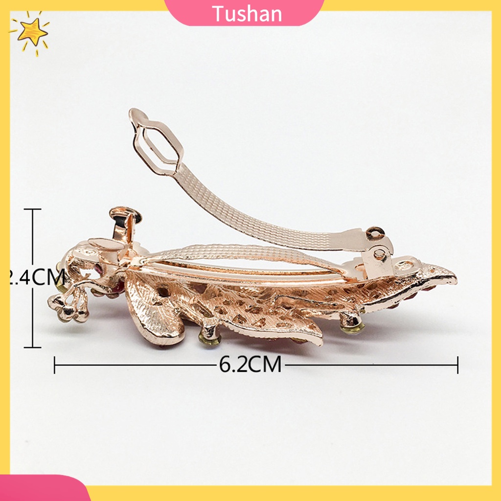 Kẹp Tóc Hợp Kim Đính Đá Nhiều Kiểu Dáng Khác Nhau Cho Nữ