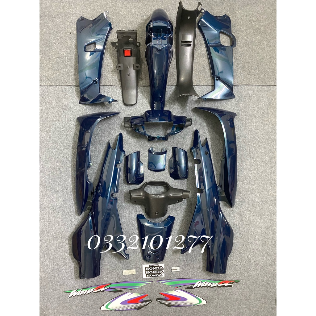 DÀN ÁO - VỎ NHỰA WAVE ALPHA 2002, WAVE THÁI ĐỦ MÀU KÈM TEM