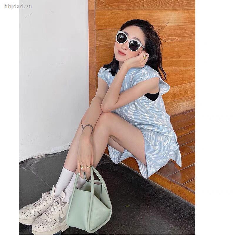 ♦✻✙2021 new style small fragrant style fried street Western style casual fashion Hong Kong style retro chic two-piece suit female summer