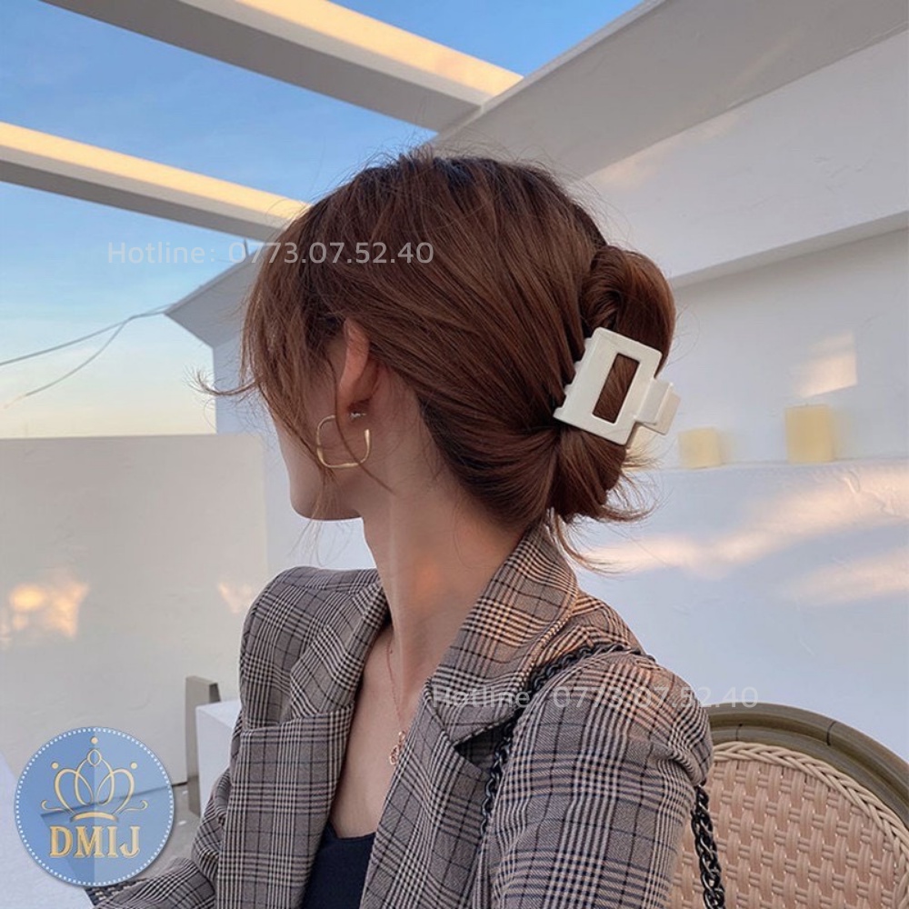 Kẹp tóc càng cua trong suốt và nhiều màu phong cách Hàn Quốc dành cho nữ - Quincy 121