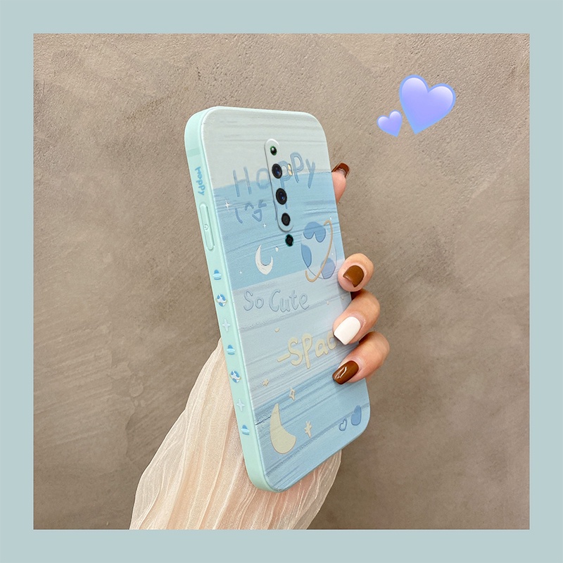 Ốp lưng OPPO Reno2 F Ốp lưng Điện Thoại silicone tpu Mềm Chống Rơi In Hình Tranh Sơn Dầu Cho OPPO Reno 2F Reno2 F Reno2F