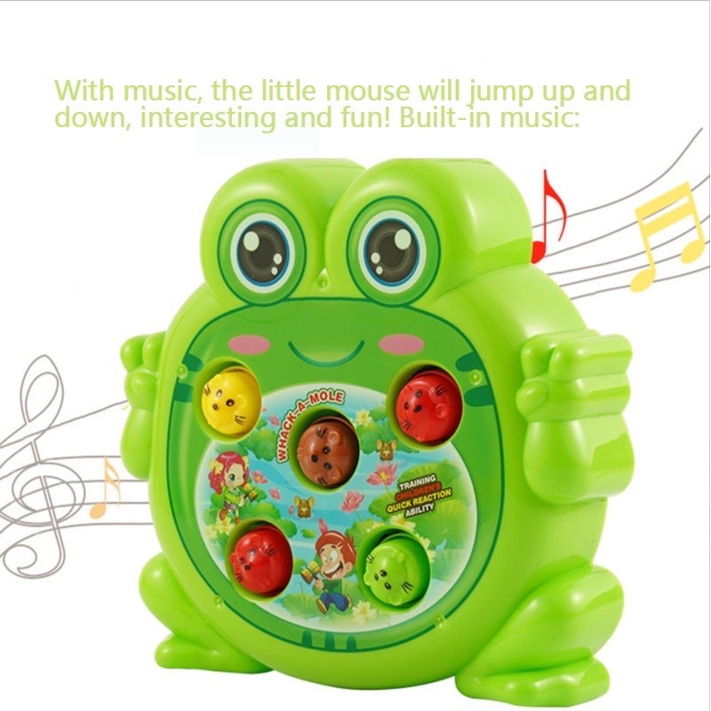 Đồ Chơi Đập Chuột Hamster Hình Ếch Con Cho Bé