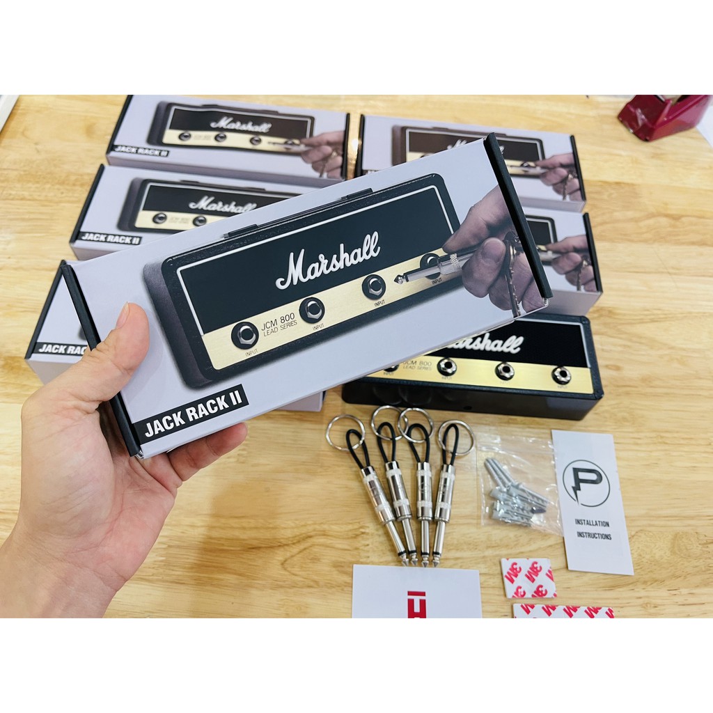 Marshall Jack Rack JCM800 II 2.0 - Móc treo tường đa năng, treo chìa khóa, vật dụng nhỏ