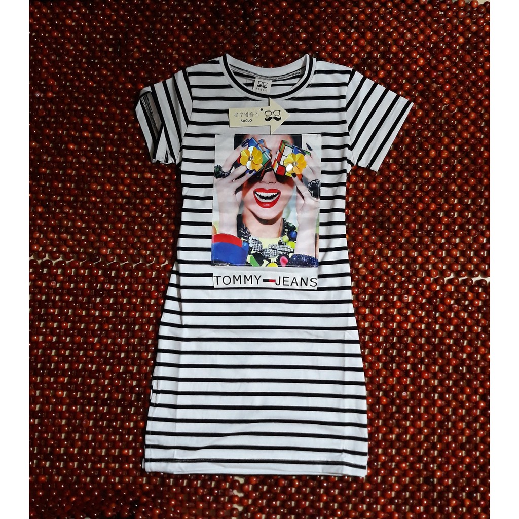 ĐẦM THUN SỌC HỞ LƯNG PHÍA SAU IN HÌNH SIÊU DỄ THƯƠNG DÀNH CHO BÉ GÁI