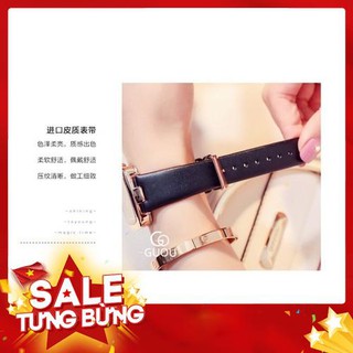 Đồng hồ nữ GUOU 8190 dây da hàng chính hãng size 36mm - Hàng nhập khẩu