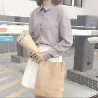 Áo sơ mi trơn kate
