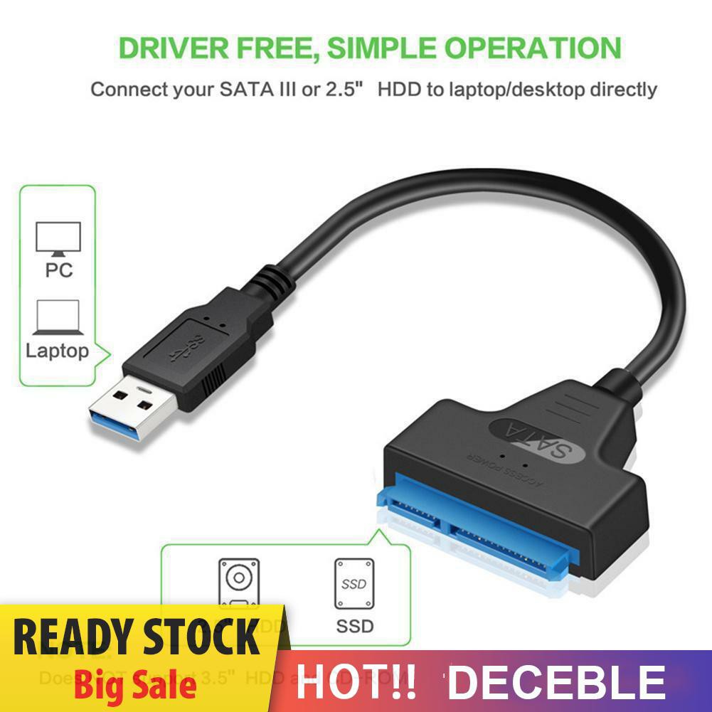 Cáp Chuyển Usb 3.0 Sang Sata Cho Ổ Cứng 2.5 Inch Ssd Hdd | BigBuy360 - bigbuy360.vn