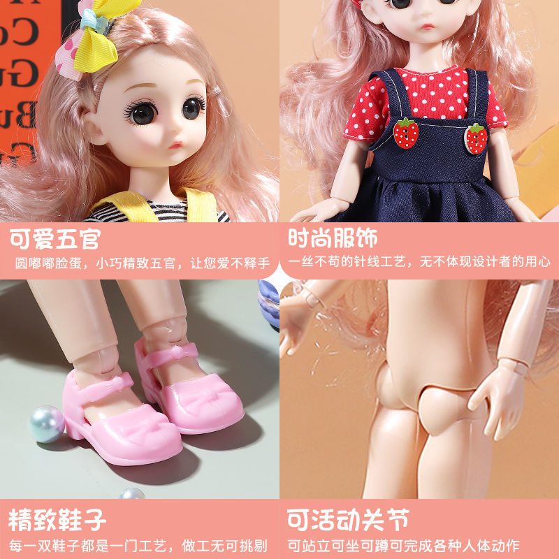 Búp Bê Công Chúa Barbie 30cm Xinh Xắn Đáng Yêu Cho Bé Gái