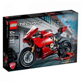 [CÓ HÀNG] Lego UNIK BRICK 42107 Ducati Panigale V4 R Xe Mô tô Ducati đỏ trong Technic chính hãng (như hình).