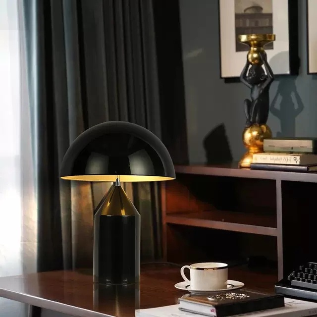 Đèn bàn trang trí B131 đen, đèn đầu gường, đèn decor  đẹp, đèn bàn phòng khách, tặng kèm bóng led, bảo hành 12 tháng