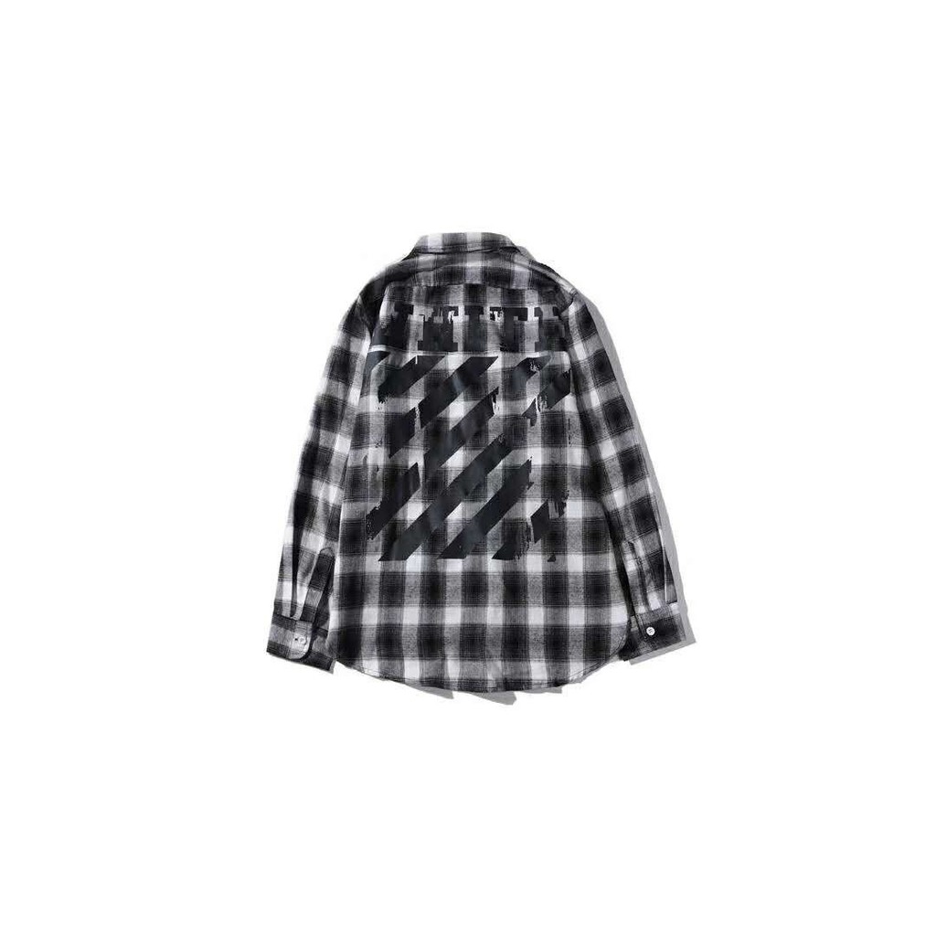 Flannel OFF WHITE (Sơ mi kẻ)