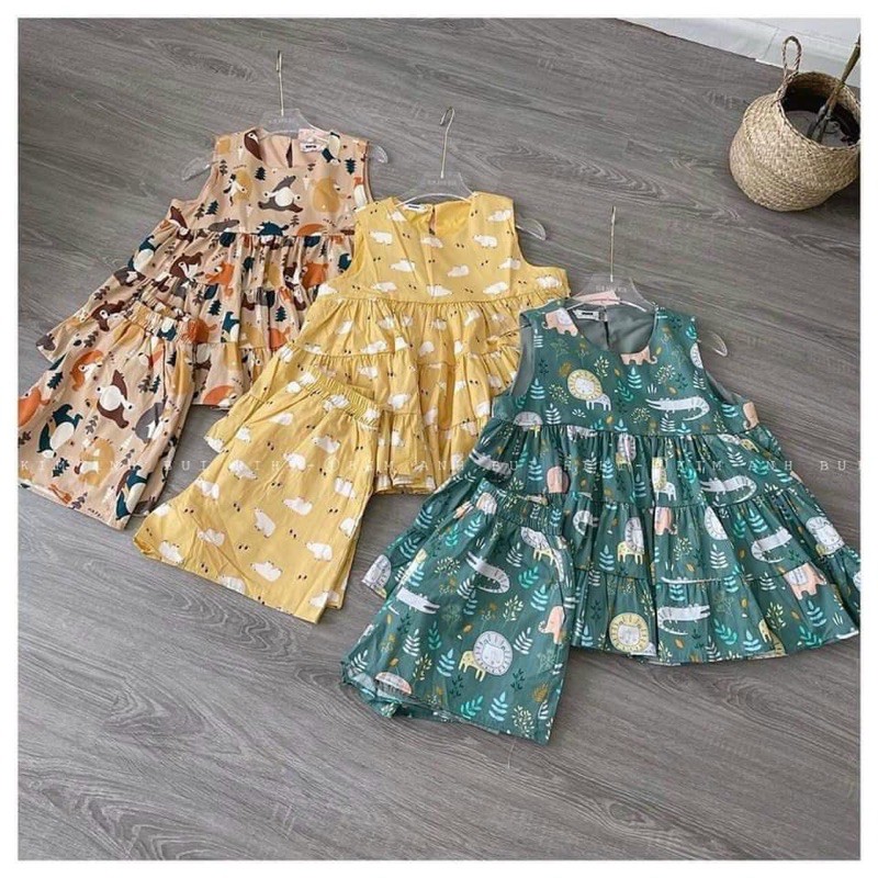 SNU318 - BỘ ĐÙI NỮ THÔ HOẠ TIẾT SÁT NÁCH DÁNG XOÈ