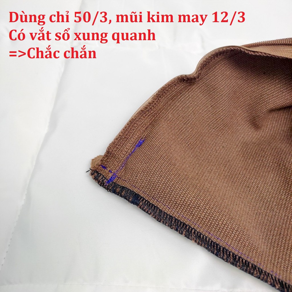 Vỏ gối tựa lưng văn phòng sofa 50x50cm màu nâu
