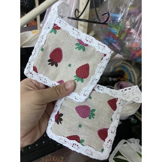 Cặp Nhắc Nồi Vải Bố Ren Siêu Cute