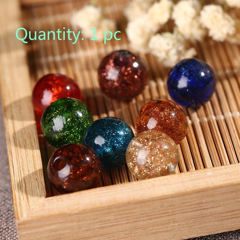 1 Gói Hạt Đá Nhiều Màu 8mm Làm Trang Sức Thủ Công