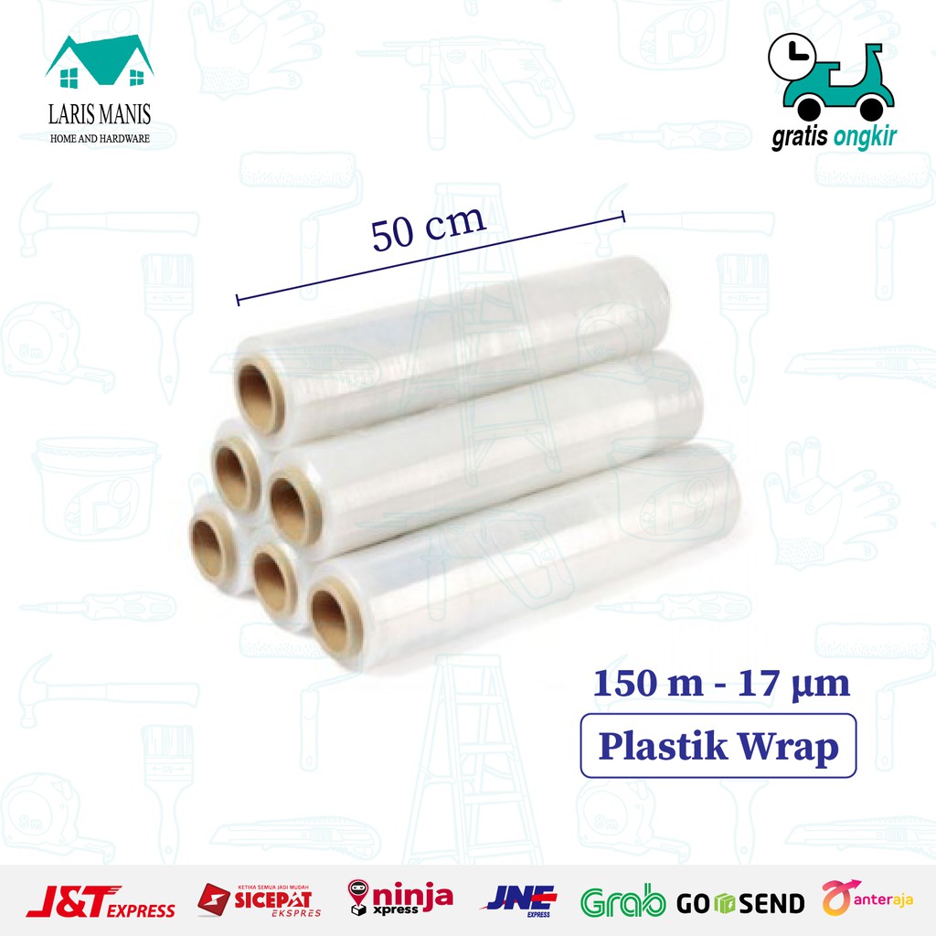 Cuộn Màng Bọc Thực Phẩm Bằng Nhựa Màu Trắng 50cm X 150m