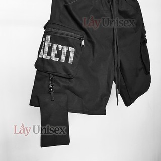 Quần short kaki nam phối túi