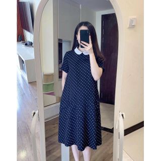 Đầm bầu bi cổ sen xinh