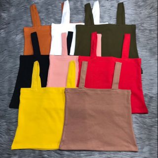 Áo 2 DÂY CROPTOP BẢNG TO