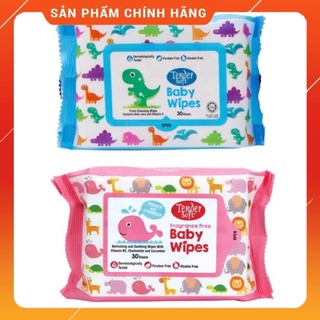 Khăn ướt trẻ em Tender Soft Baby Wipes 30 tờ