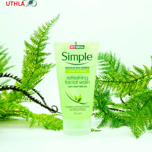 Sữa Rửa Mặt Simple Gel Kind To Skin Refreshing Facial Wash Gel