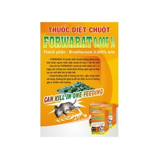 Thuốc diệt chuột FORWARAT 0.005% thế hệ mới