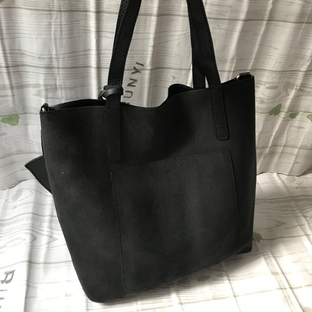 Sale túi đeo vai miếng da thật