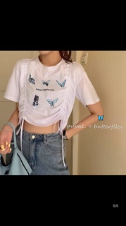 🧚‍♀️Áo Rút Dây 2 Bên Bướm
