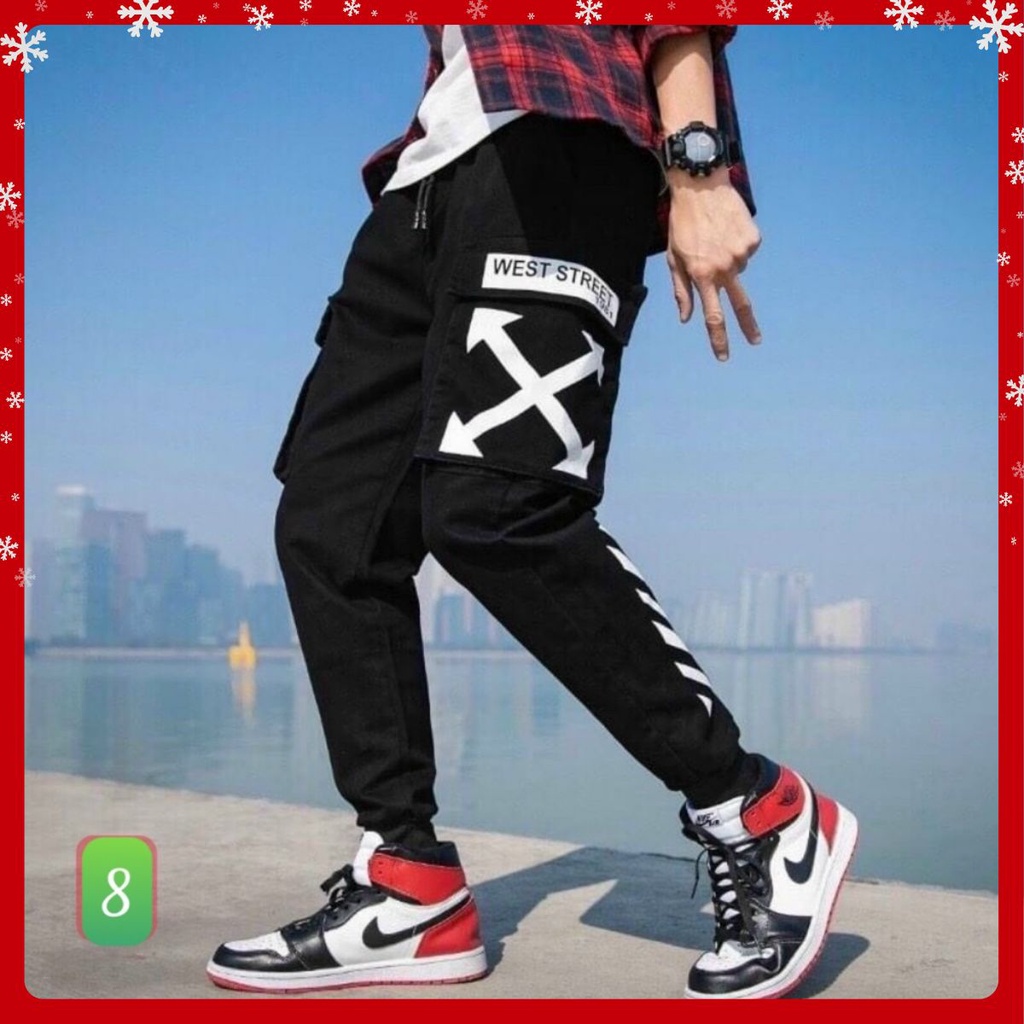 Quần Jogger thể thao nam túi hộp lưng thun ông bo HA602