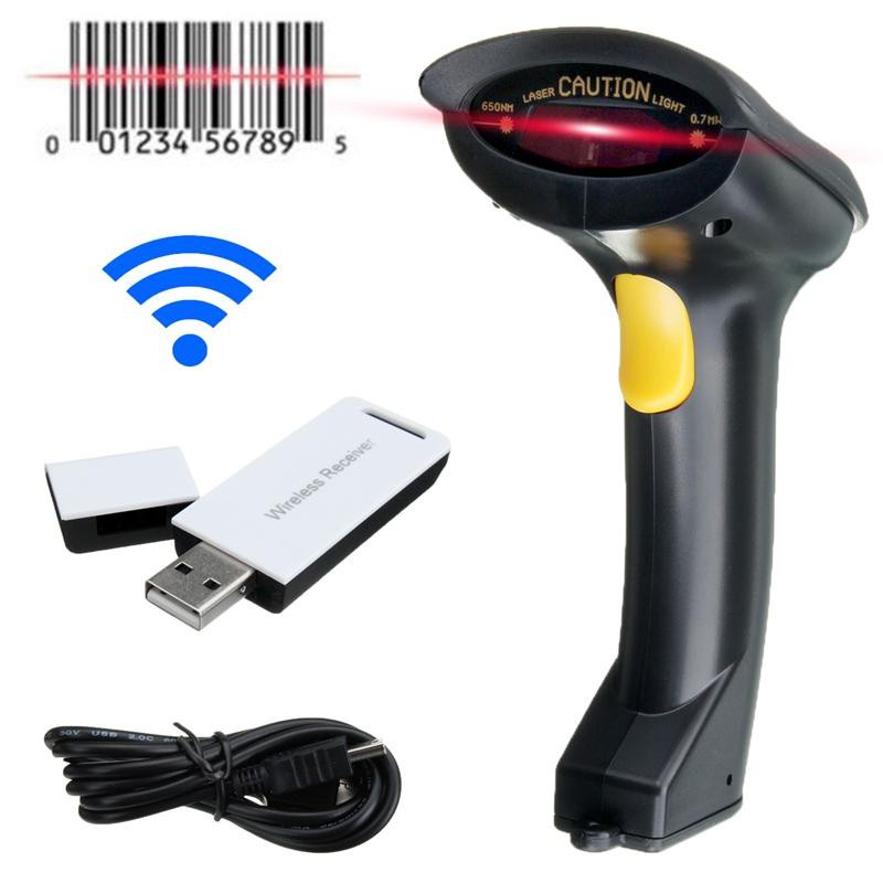 Máy quét, Bắn Mã Vạch Hàng Hóa Không Dây Cao Cấp, Máy Scan Cực Nhanh , Công Nghệ Laser Tiên Tiến RE V2 - Hàng Nhập Khẩu