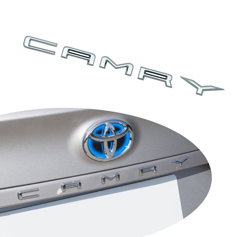 FENDER 1 Miếng Dán logo 3D Bằng ABS Trang Trí Đuôi Xe Hơi Camry