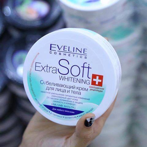 Kem dưỡng EVELINE Extra Soft Whitening Face and Body Cream