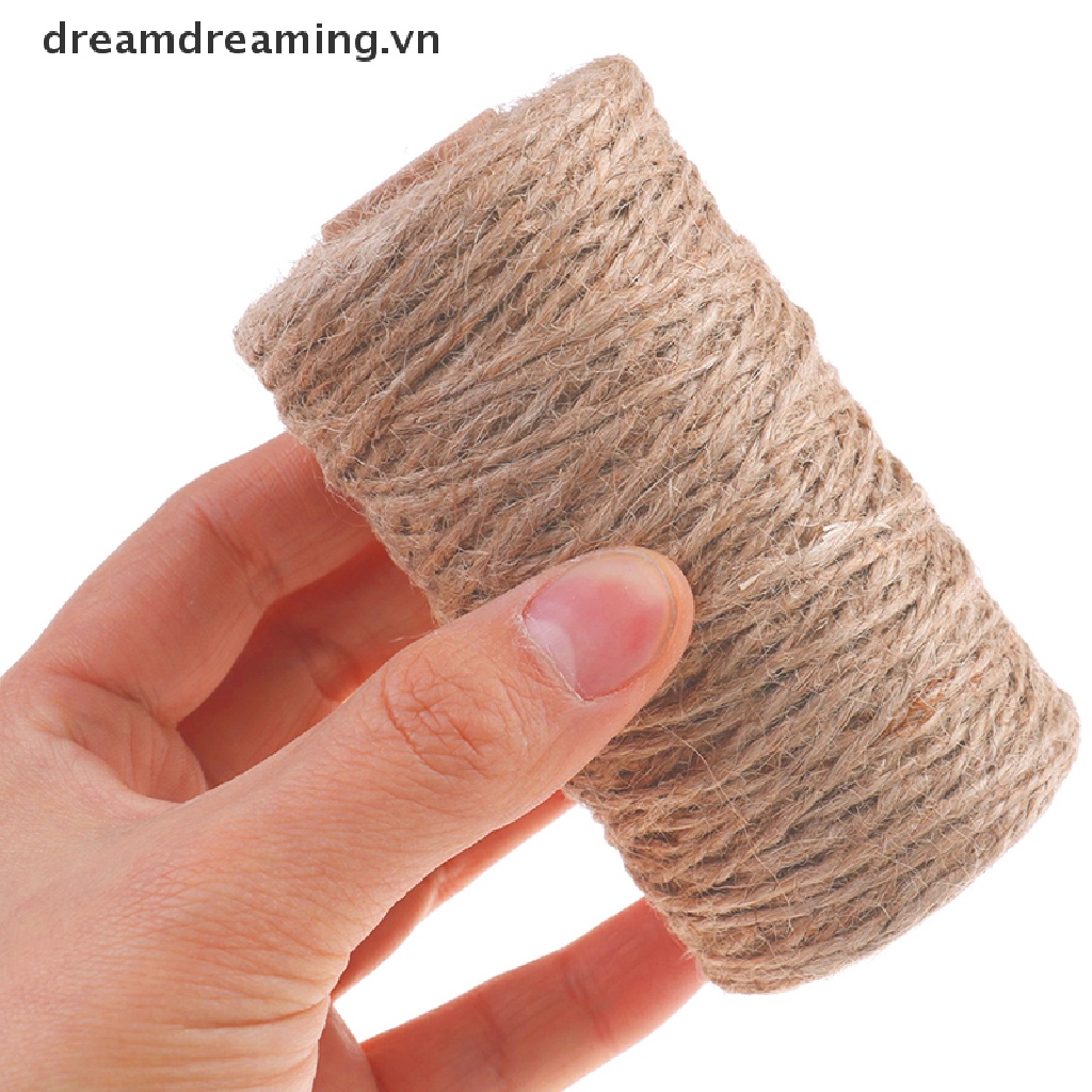 Cuộn dây đay từ cây gai dầu 100m dùng làm đồ thủ công DIY