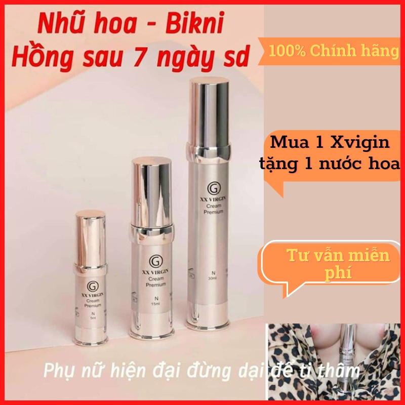 Kem Làm Hồng Nhũ & Bi Xxvirgin - GCELL lọ 5ml - 15ml